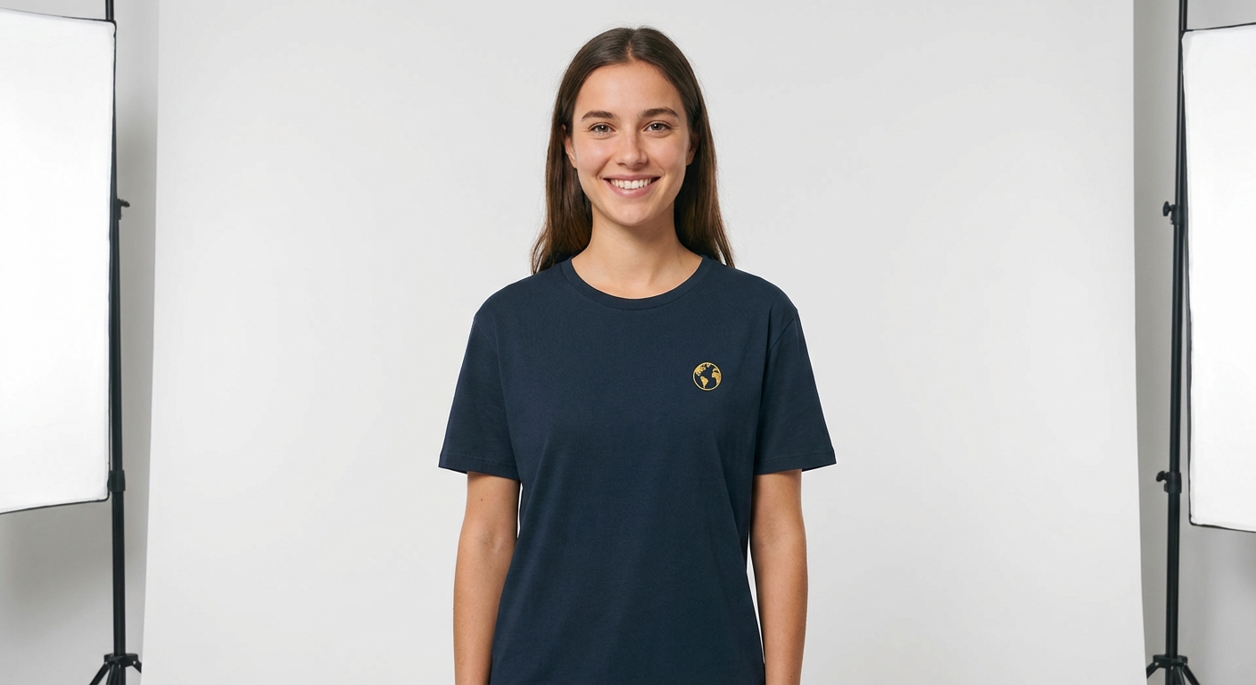 Depollute Now! Organic T-Shirt — Earth Terracotta product photo