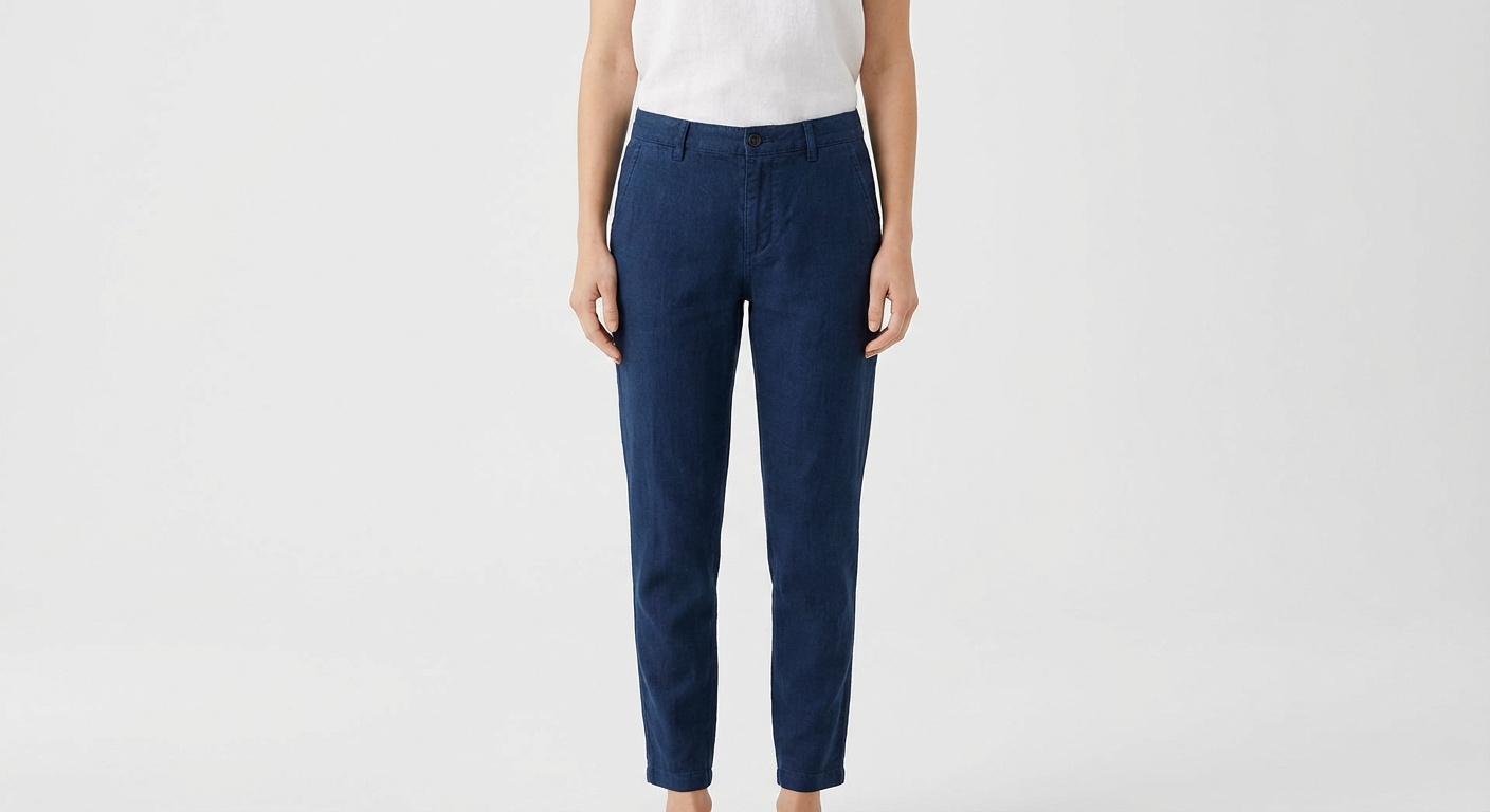 Depollute Now! Hemp Trousers — Deep Indigo product photo